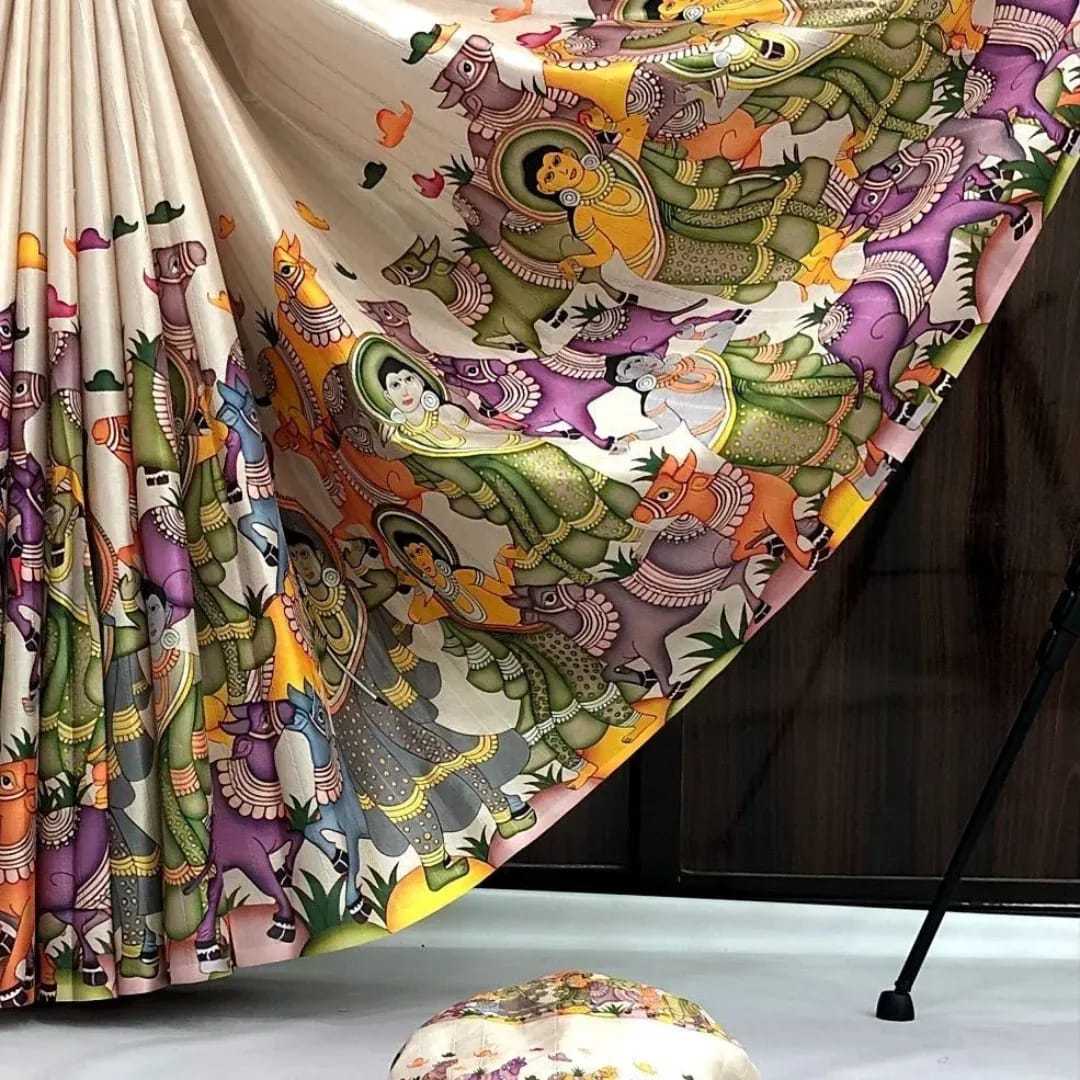 Ynf Handloom Silk KESH673 VAANI Sarees Wholesale Printed Sarees Traditional Sarees Tussar Sarees Manufacturer- Kapda Export