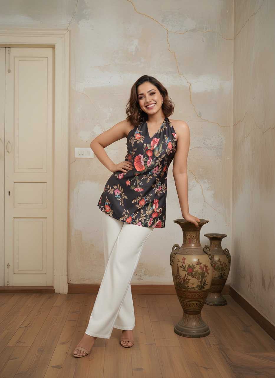 Ynf Heavy Crepe KESH559 1044 Kurti Wholesale Workwear Kurtis Short Kurtis Fancy Kurti Manufacturer- Kapda Export