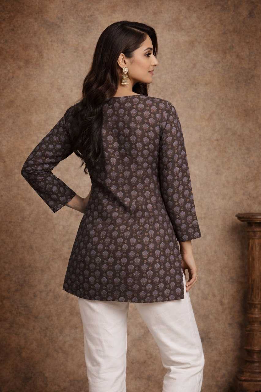 Ynf Heavy Muslin RIN227 10 Kurti Wholesale Workwear Kurtis Printed Kurtis Fancy Kurti Manufacturer- Kapda Export