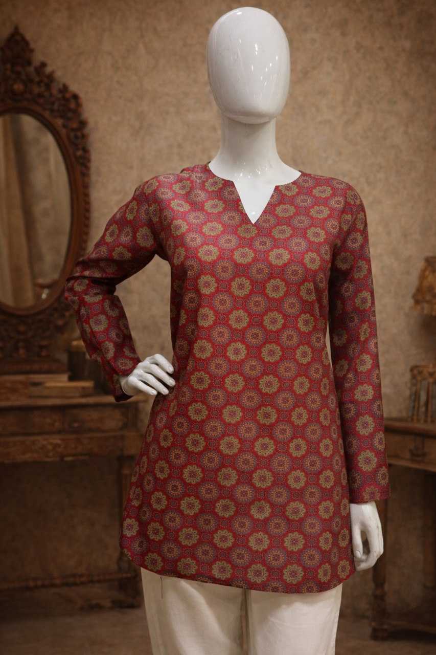Ynf Heavy Muslin RIN227 11 Kurti Wholesale Casual Kurtis Printed Kurtis Fancy Kurti Manufacturer- Kapda Export