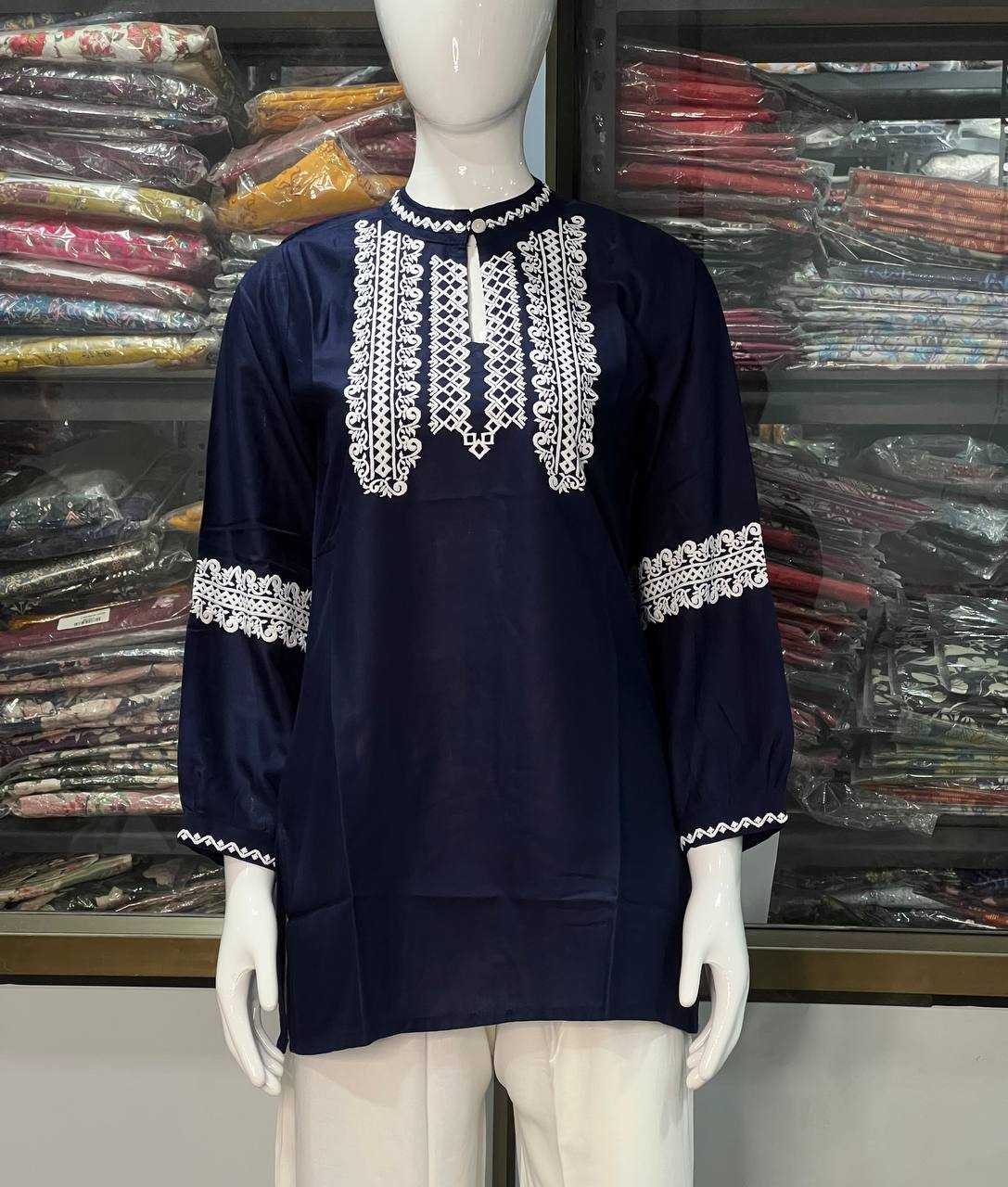 Ynf Heavy Rayon RIN125 Charmi vol 7 Kurti Festive Collections Wholesale Casual Kurtis Rayon Kurtis Embroidered Kurtis Manufacturer- Kapda Export