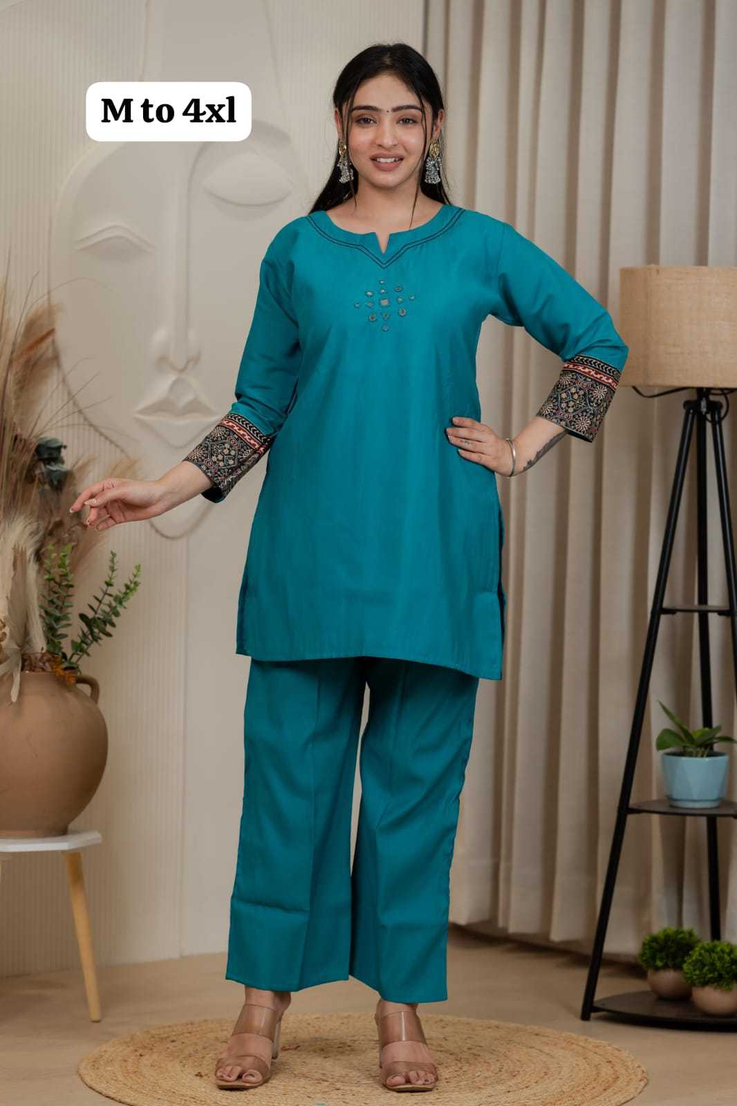 Ynf Heavy Roman Silk KESH623 CORD Western Wears Wholesale Co-ord Set Tops Bottom Wear Manufacturer- Kapda Export