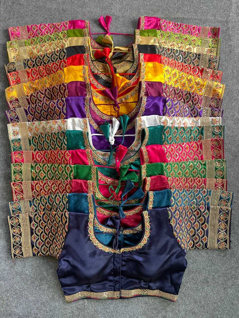 Ynf Heavy Silk KESH426 1016 Readymade Blouses Festive Collections Wholesale Designer Blouse Embroidered Blouses Silk Blouse Manufacturer- Kapda Export