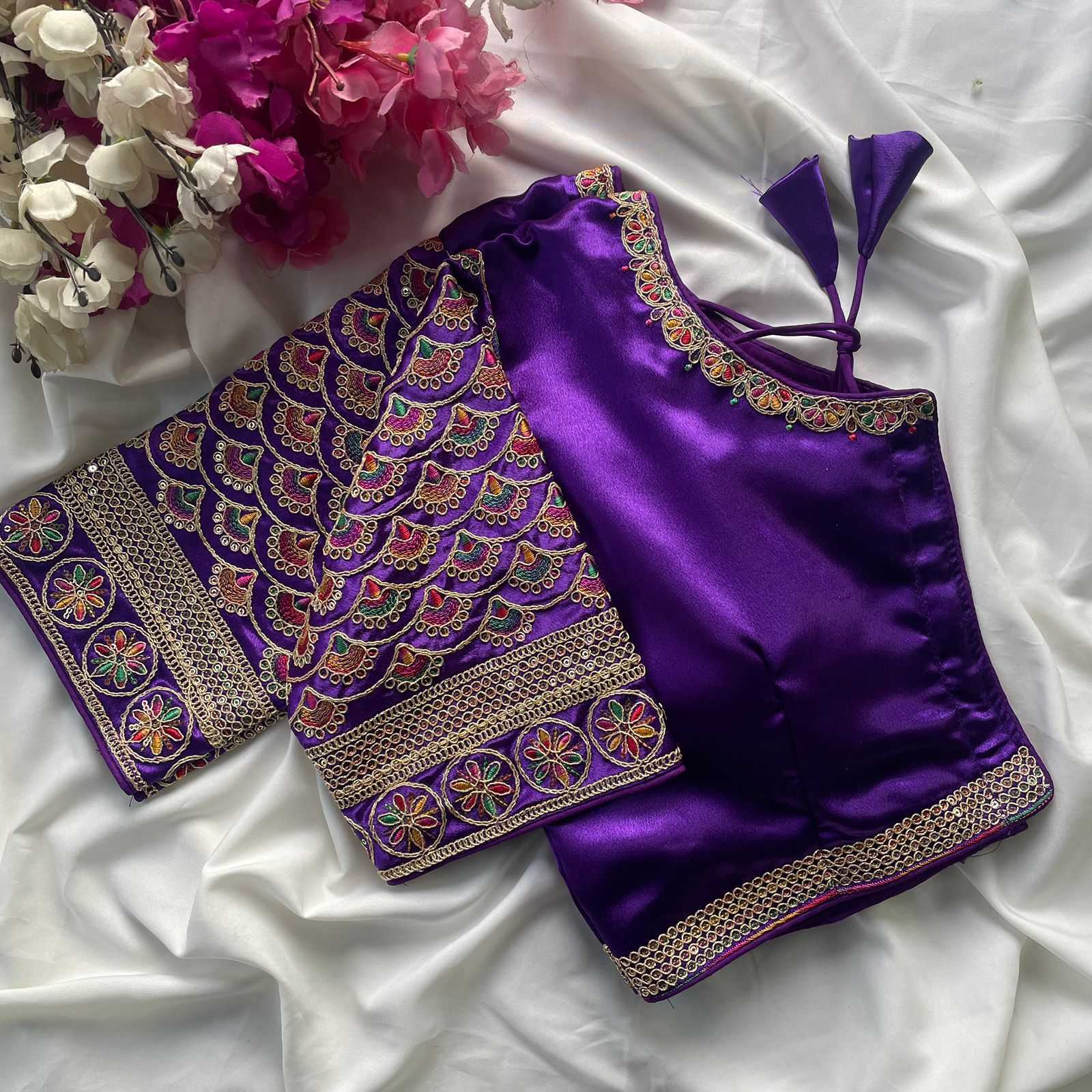 Ynf Heavy Silk KESH426 1016 Readymade Blouses Festive Collections Wholesale Designer Blouse Embroidered Blouses Silk Blouse Manufacturer- Kapda Export