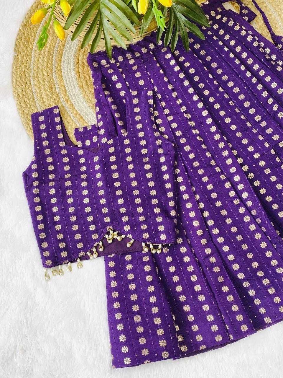 Ynf Heavy Silk KESH503 8173 Kids Wear Festive Collections Wholesale Kids Lehenga Kids Lehenga Choli Kids Festive Wear Manufacturer- Kapda Export