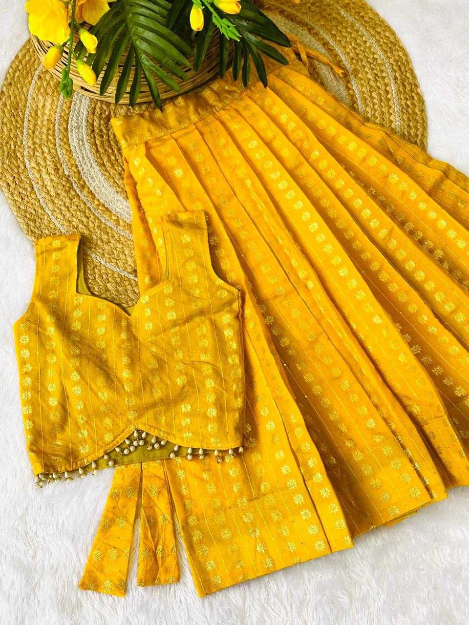 Ynf Heavy Silk KESH503 8173 Kids Wear Festive Collections Wholesale Kids Lehenga Kids Lehenga Choli Kids Festive Wear Manufacturer- Kapda Export
