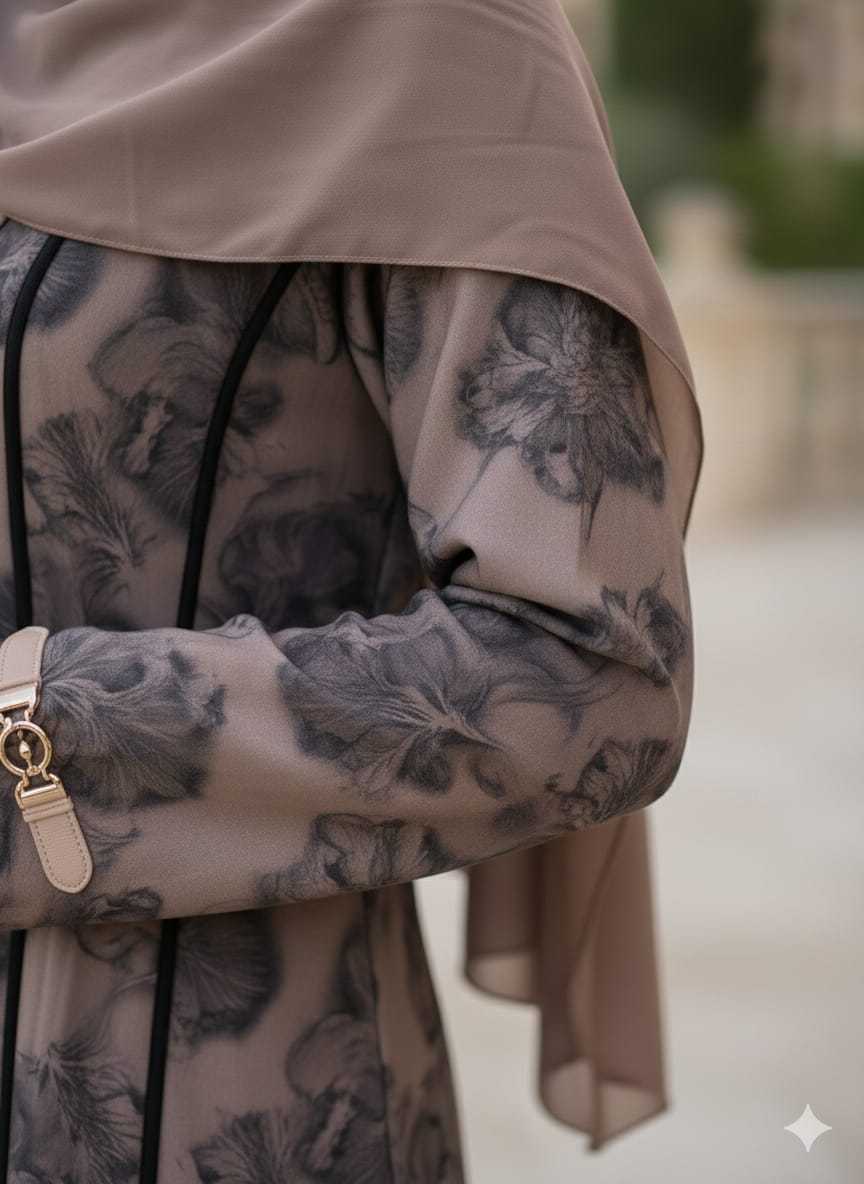 Ynf Imported KESH557 coat style Islamic Clothing Wholesale Abaya Hijab Manufacturer- Kapda Export