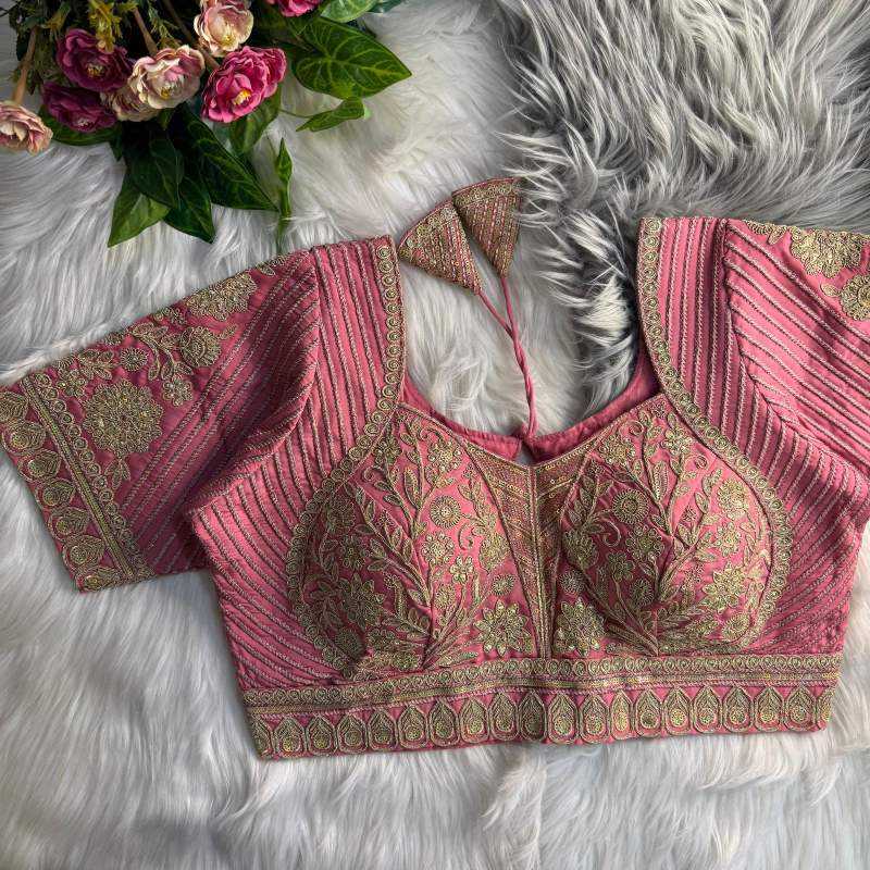 Ynf Italian Silk KESH426 _MADHUBALA Readymade Blouses Wholesale Blouse Party Wear Blouse Silk Blouse Manufacturer- Kapda Export