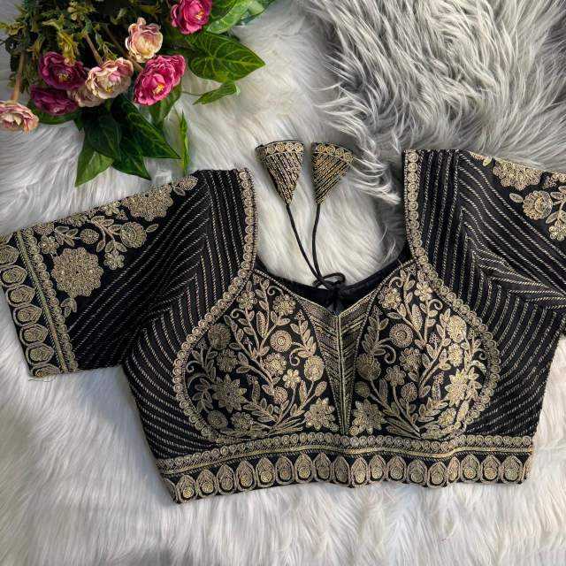 Ynf Italian Silk KESH426 _MADHUBALA Readymade Blouses Wholesale Blouse Party Wear Blouse Silk Blouse Manufacturer- Kapda Export