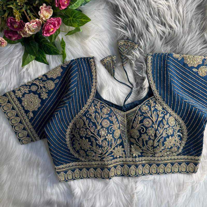 Ynf Italian Silk KESH426 _MADHUBALA Readymade Blouses Wholesale Blouse Party Wear Blouse Silk Blouse Manufacturer- Kapda Export