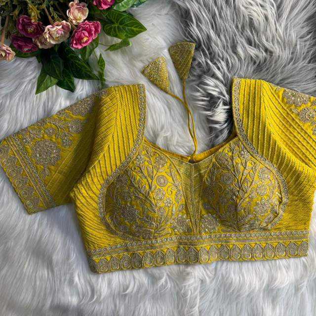 Ynf Italian Silk KESH426 _MADHUBALA Readymade Blouses Wholesale Blouse Party Wear Blouse Silk Blouse Manufacturer- Kapda Export