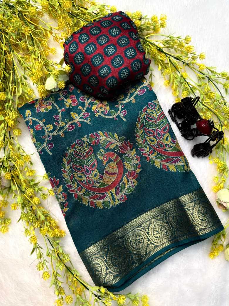 Ynf Jacquard KESH573 marsh Sarees Wholesale Embroidered Sarees Uniform Sarees Jacquard Saree Manufacturer- Kapda Export