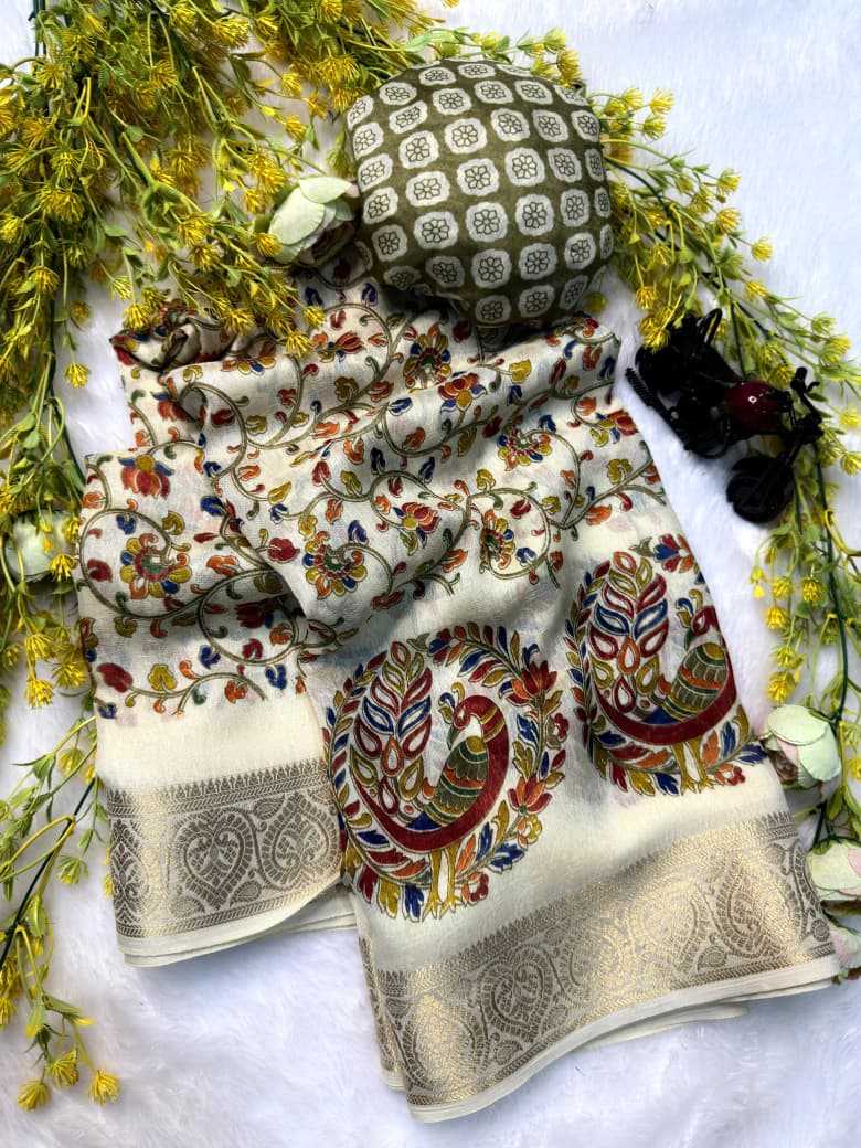 Ynf Jacquard KESH573 marsh Sarees Wholesale Embroidered Sarees Uniform Sarees Jacquard Saree Manufacturer- Kapda Export