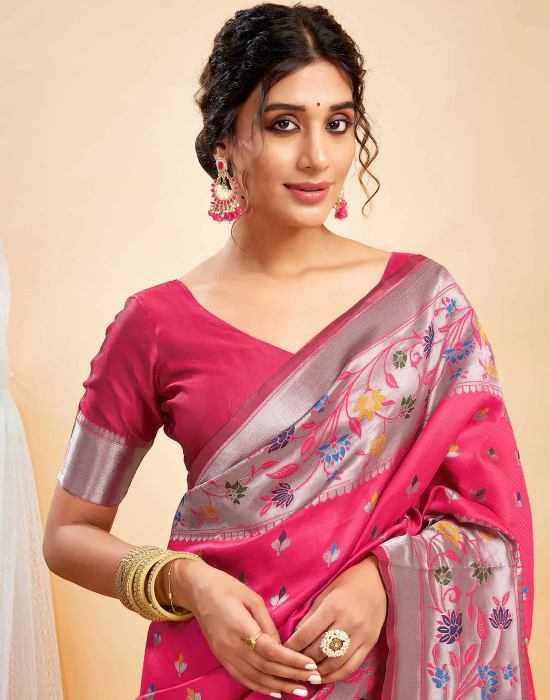Ynf Jacquard Sarees Wholesale Party Wear Sarees Branded Sarees Jacquard Saree Manufacturer- Kapda Export