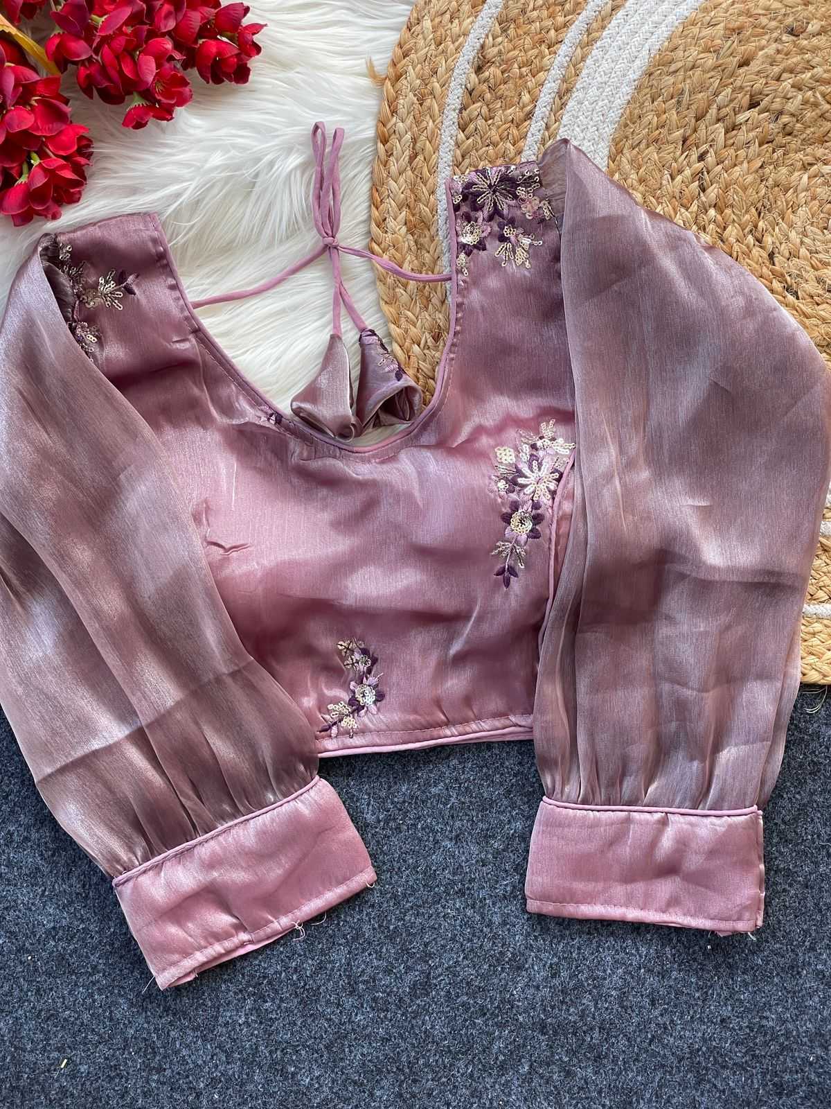 Ynf Jimmy Choo KESH426 zimichoo5 Readymade Blouses Festive Collections Wholesale Embroidered Blouses Party Wear Blouse Fashion Blouse Manufacturer- Kapda Export