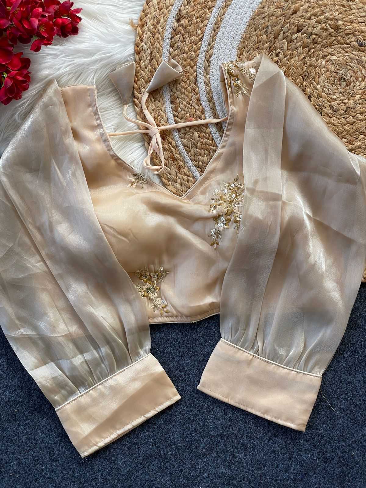 Ynf Jimmy Choo KESH426 zimichoo5 Readymade Blouses Festive Collections Wholesale Embroidered Blouses Party Wear Blouse Fashion Blouse Manufacturer- Kapda Export