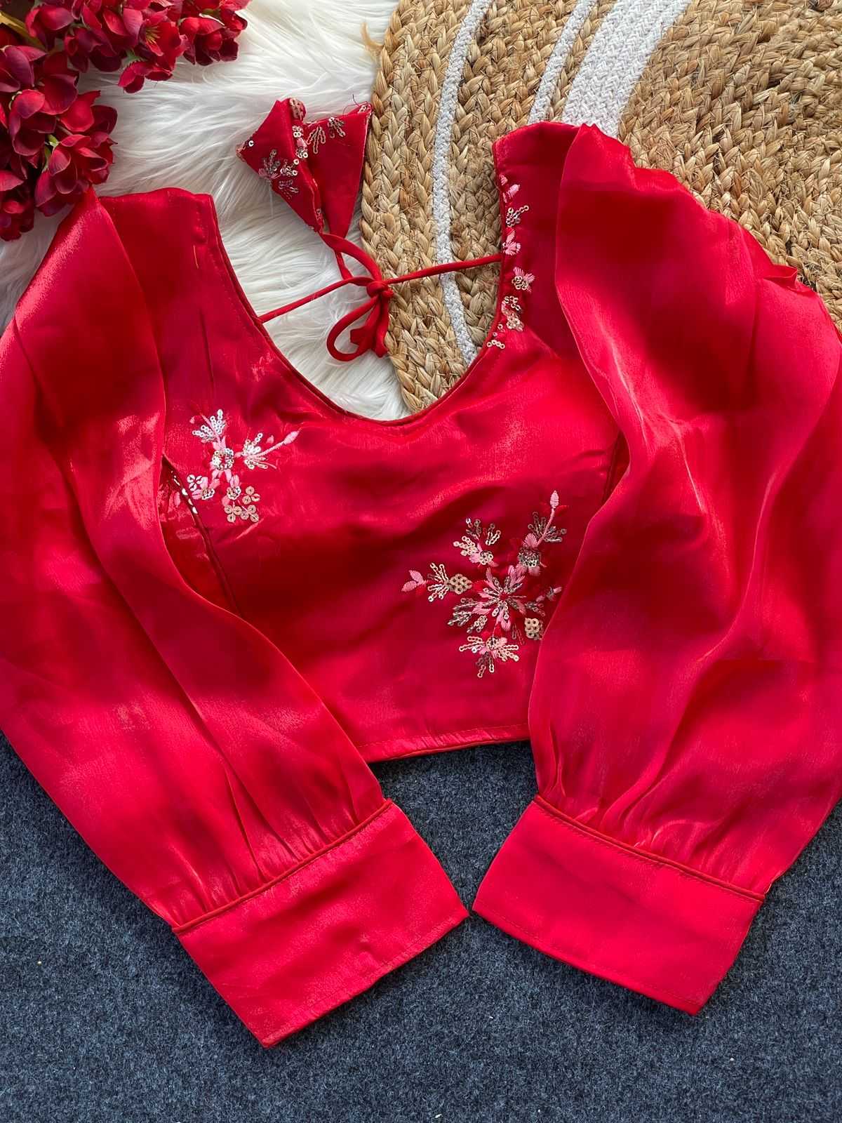 Ynf Jimmy Choo KESH426 zimichoo5 Readymade Blouses Festive Collections Wholesale Embroidered Blouses Party Wear Blouse Fashion Blouse Manufacturer- Kapda Export