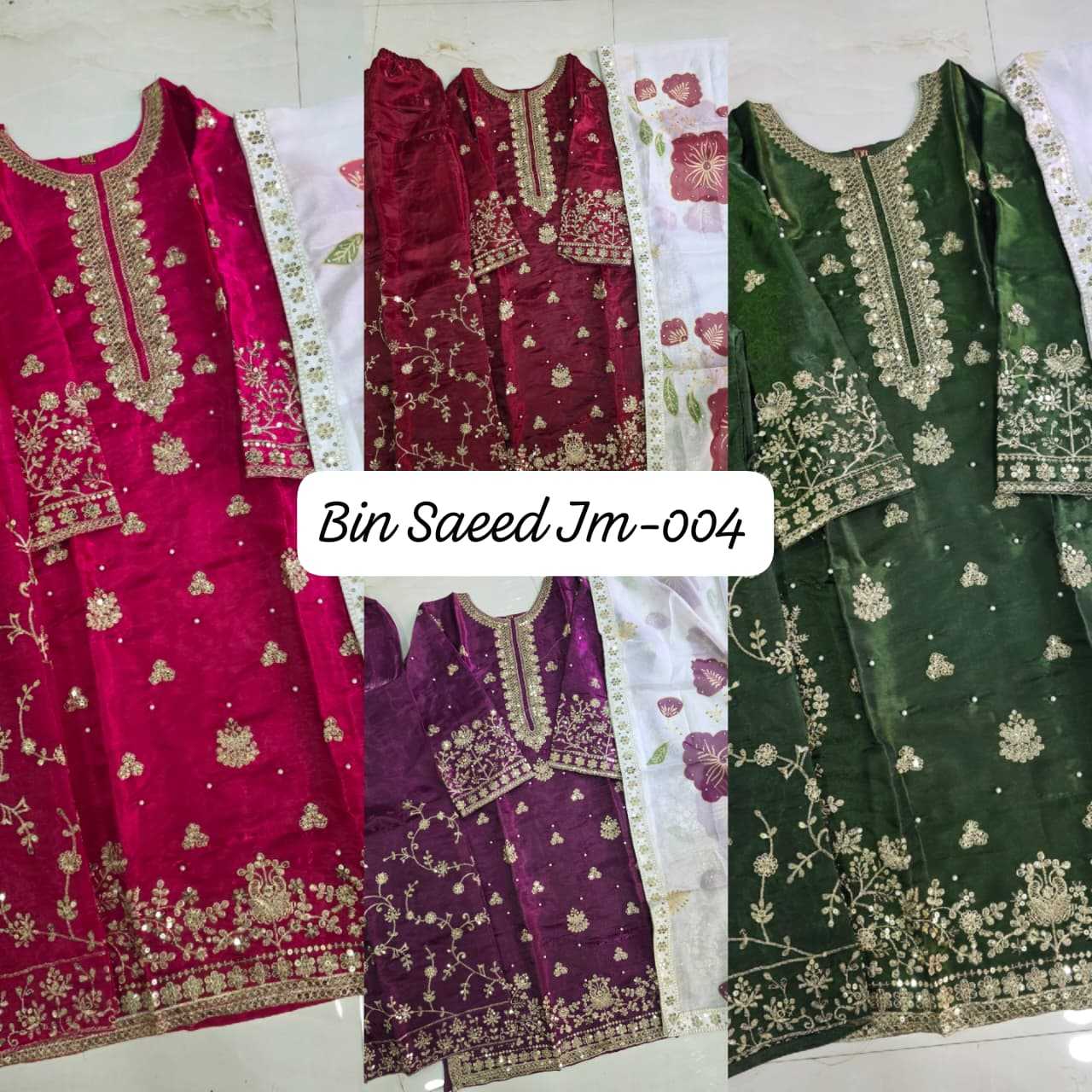 Ynf Jimmy Choo KESH677 BIN SAEED Suits & Dresses Wholesale Ladies Suits Printed Suits Embroidery Suits Party wear suits Manufacturer- Kapda Export