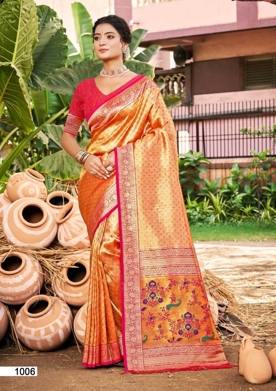 Ynf Kanjivaram Silk KESH113 Bunawat Devyani Silk VOL-2 Sarees Wholesale Party Wear Sarees Festive Sarees Casual Sarees Manufacturer- Kapda Export