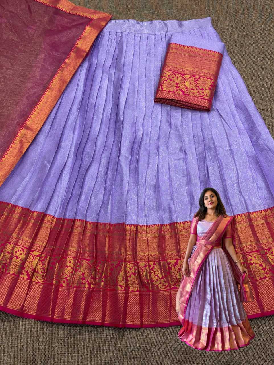 Ynf Kanjivaram Silk KESH668 114 Lehengas Festive Collections Wholesale Silk Lehenga Zari Work Lehenga Lehenga With Blouse Manufacturer- Kapda Export