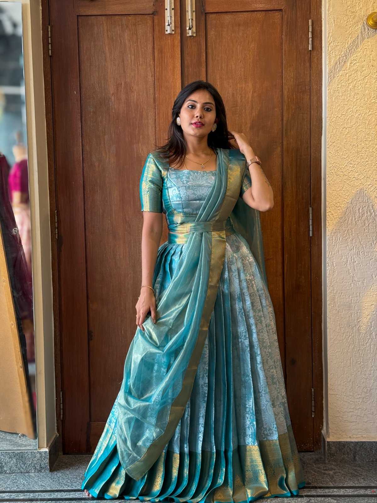 Ynf Kanjivaram Silk KESH668 114 Lehengas Festive Collections Wholesale Silk Lehenga Zari Work Lehenga Lehenga With Blouse Manufacturer- Kapda Export