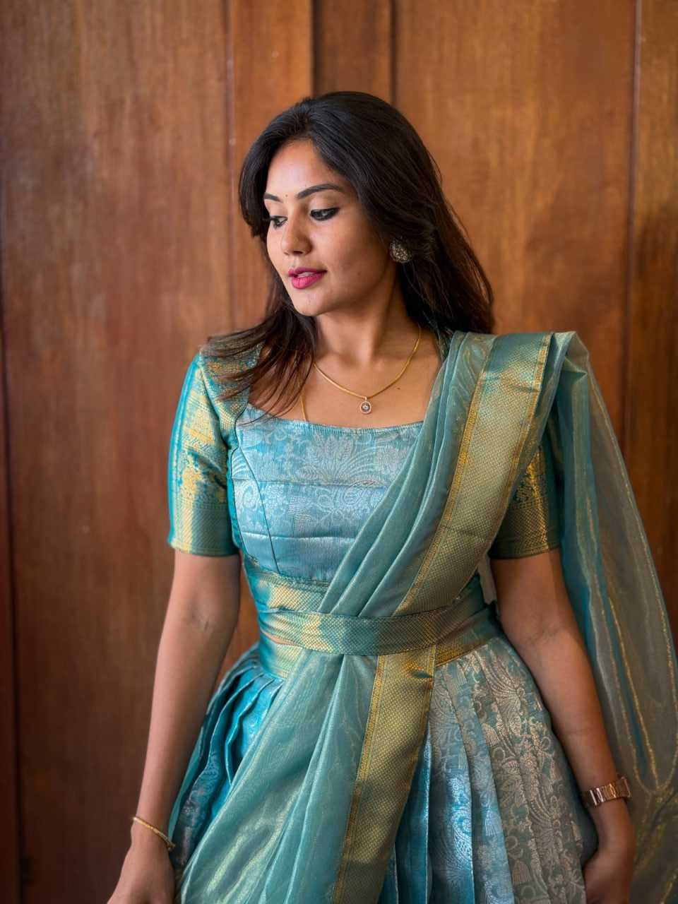 Ynf Kanjivaram Silk KESH668 114 Lehengas Festive Collections Wholesale Silk Lehenga Zari Work Lehenga Lehenga With Blouse Manufacturer- Kapda Export