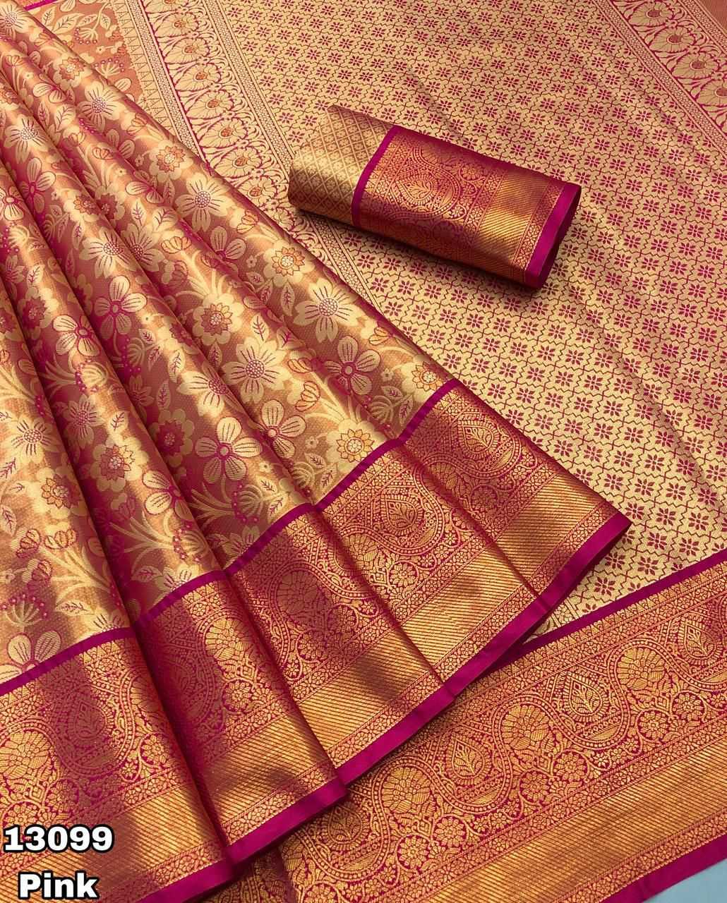 Ynf Kanjivaram Silk KESH683 Naqsh Silk Sarees Wholesale Kanjivaram Silk Sarees Designer Silk Sarees Zari Border Silk Sarees Manufacturer- Kapda Export