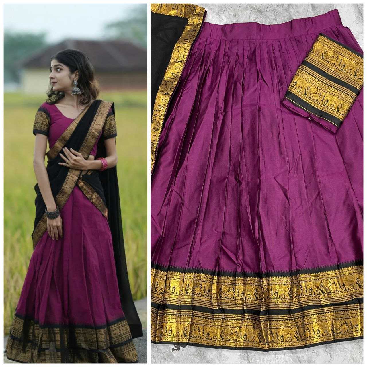 Ynf Kanjivaram Silk KESH723 adorned Lehengas Wholesale Silk Lehenga Embroidered Lehenga Zari Work Lehenga Manufacturer- Kapda Export