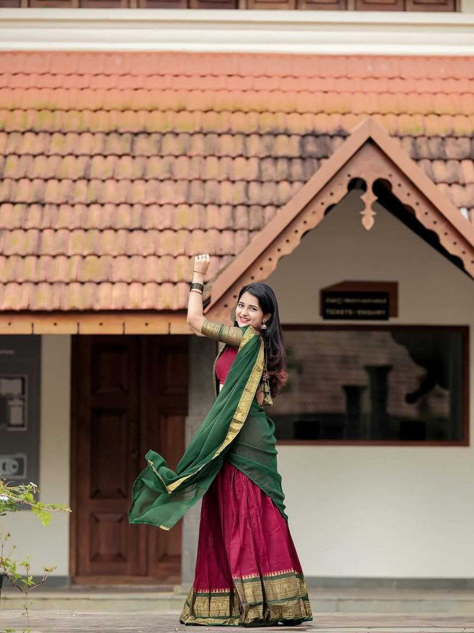 Ynf Kanjivaram Silk KESH723 adorned Lehengas Wholesale Silk Lehenga Embroidered Lehenga Zari Work Lehenga Manufacturer- Kapda Export