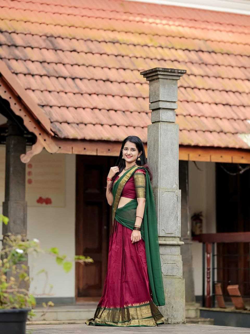 Ynf Kanjivaram Silk KESH723 adorned Lehengas Wholesale Silk Lehenga Embroidered Lehenga Zari Work Lehenga Manufacturer- Kapda Export