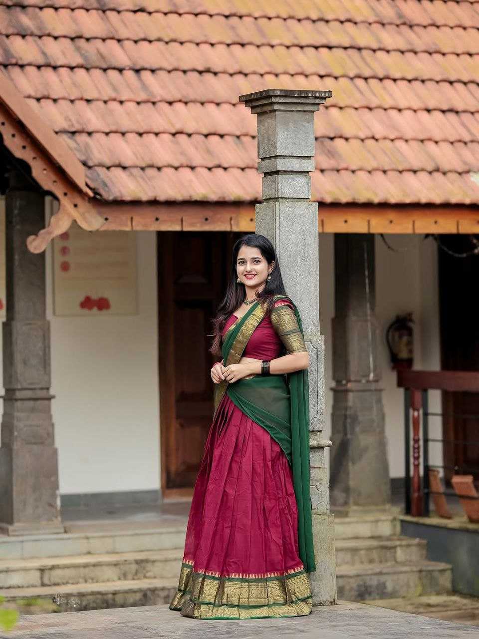 Ynf Kanjivaram Silk KESH723 adorned Lehengas Wholesale Silk Lehenga Embroidered Lehenga Zari Work Lehenga Manufacturer- Kapda Export