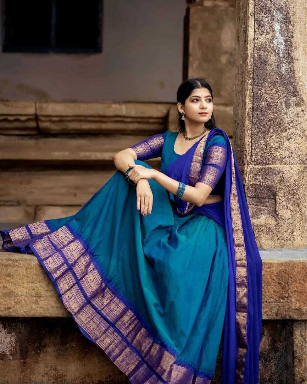 Ynf Kanjivaram Silk KESH723 adorned Lehengas Wholesale Silk Lehenga Embroidered Lehenga Zari Work Lehenga Manufacturer- Kapda Export