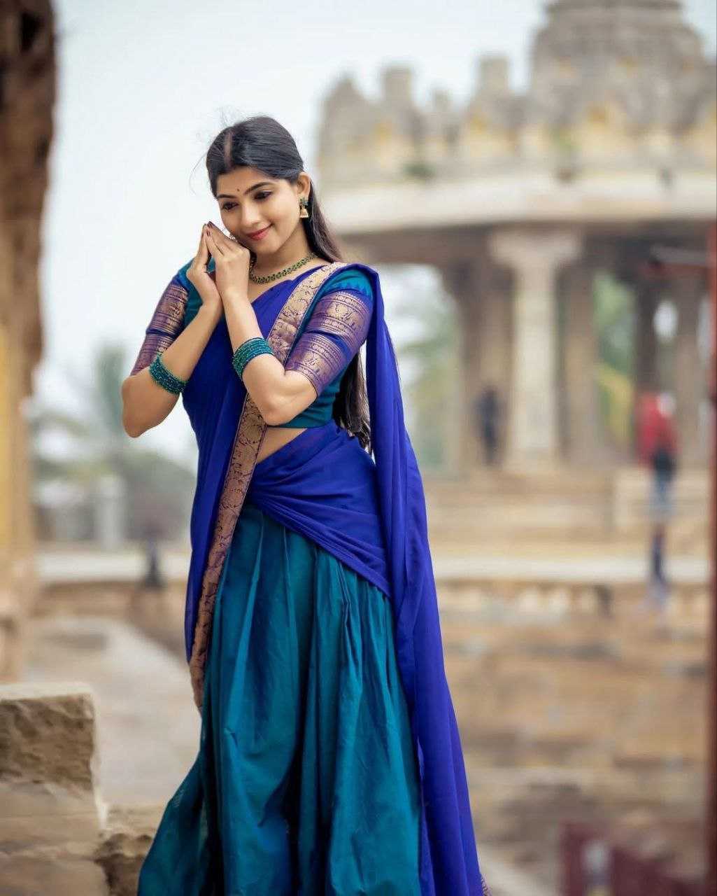 Ynf Kanjivaram Silk KESH723 adorned Lehengas Wholesale Silk Lehenga Embroidered Lehenga Zari Work Lehenga Manufacturer- Kapda Export