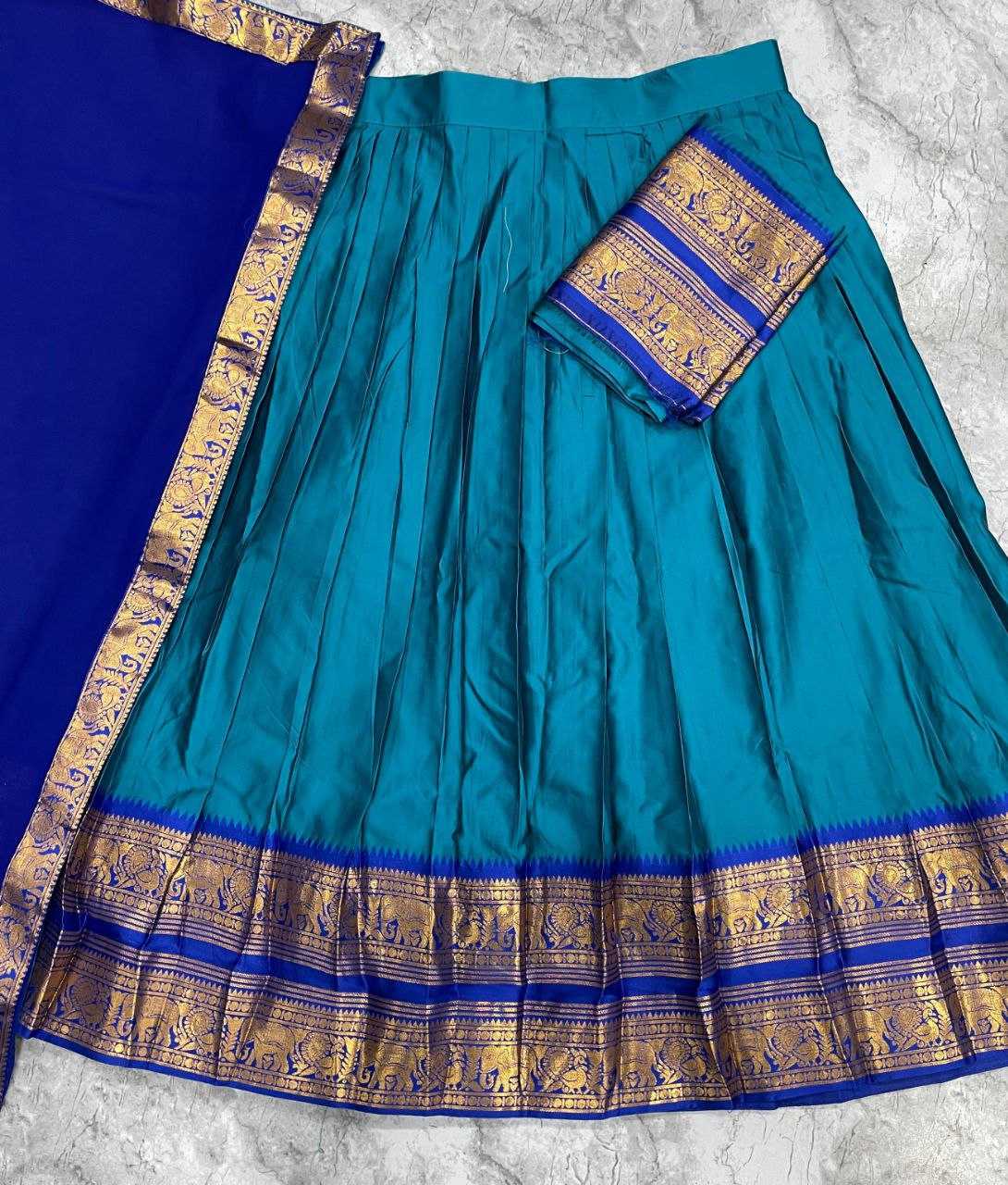 Ynf Kanjivaram Silk KESH723 adorned Lehengas Wholesale Silk Lehenga Embroidered Lehenga Zari Work Lehenga Manufacturer- Kapda Export