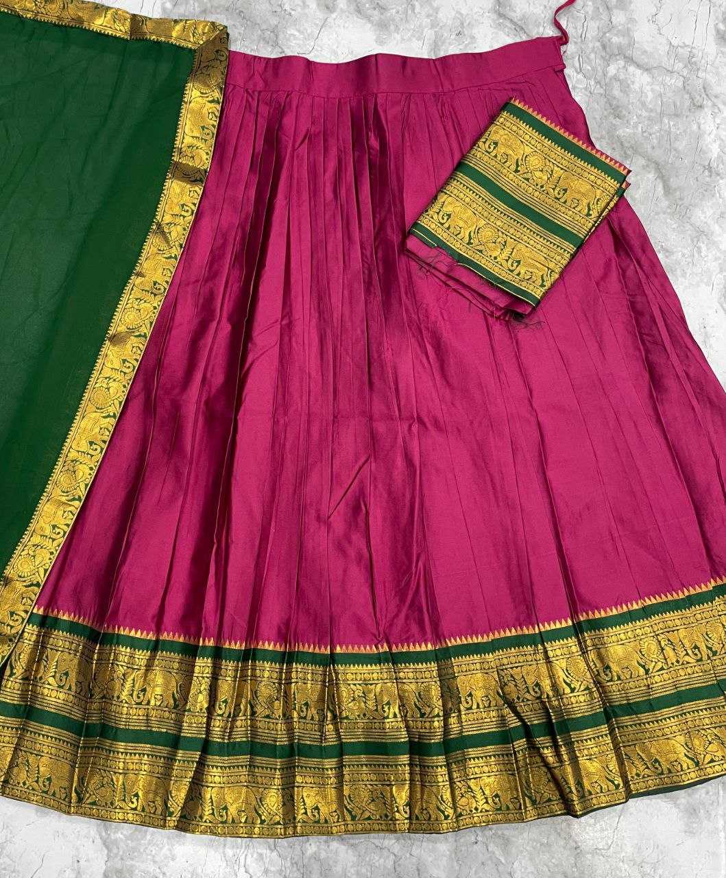 Ynf Kanjivaram Silk KESH723 adorned Lehengas Wholesale Silk Lehenga Embroidered Lehenga Zari Work Lehenga Manufacturer- Kapda Export