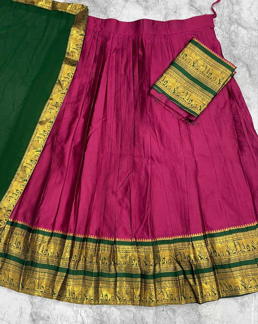 Ynf Kanjivaram Silk KESH723 adorned Lehengas Wholesale Silk Lehenga Embroidered Lehenga Zari Work Lehenga Manufacturer- Kapda Export