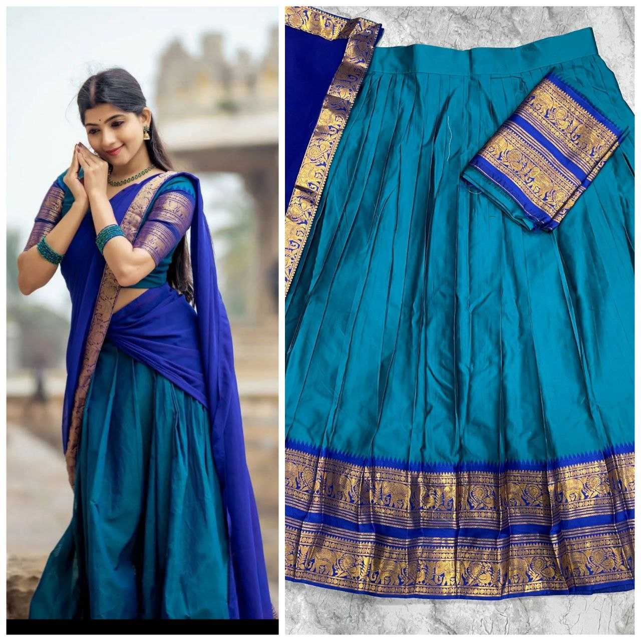 Ynf Kanjivaram Silk KESH723 adorned Lehengas Wholesale Silk Lehenga Embroidered Lehenga Zari Work Lehenga Manufacturer- Kapda Export