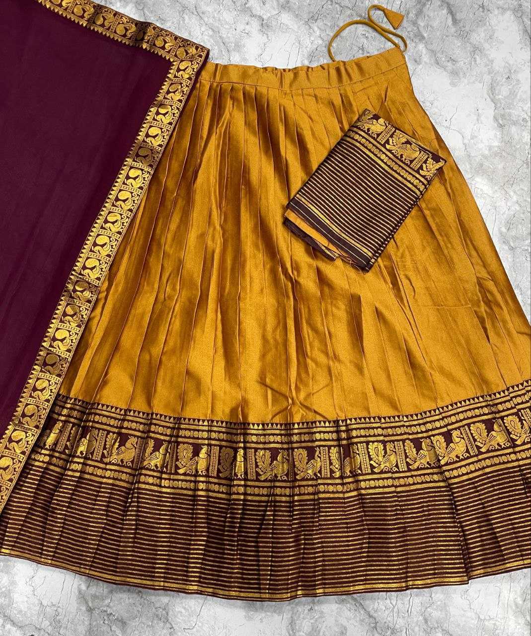 Ynf Kanjivaram Silk KESH723 culture Lehengas Wholesale Silk Lehenga Embroidered Lehenga Zari Work Lehenga Manufacturer- Kapda Export