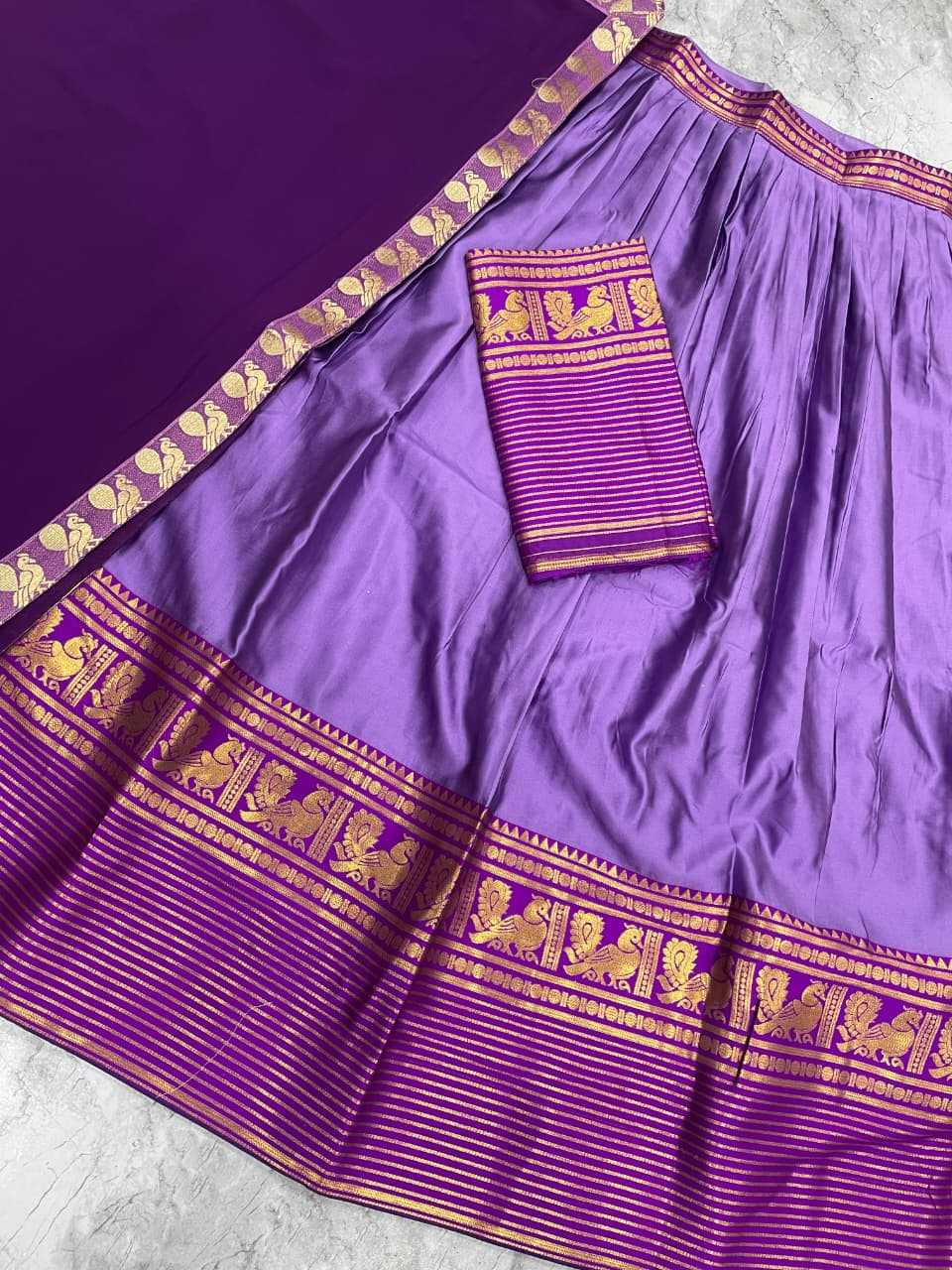 Ynf Kanjivaram Silk KESH723 NAITI Lehengas Festive Collections Wholesale Silk Lehenga Zari Work Lehenga Lehenga With Blouse Manufacturer- Kapda Export