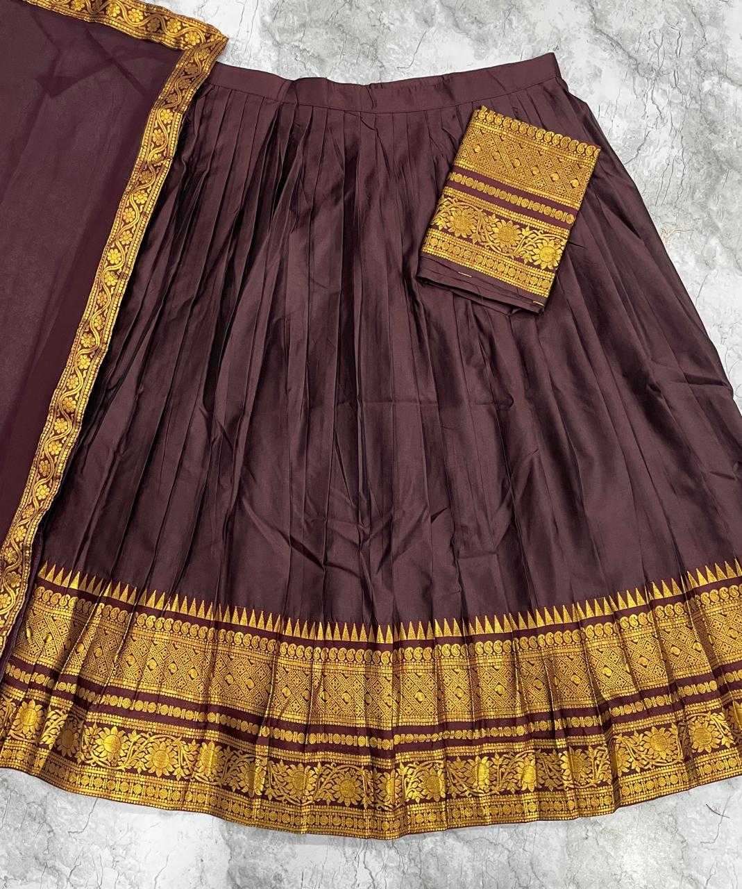 Ynf Kanjivaram Silk KESH723 South-style Lehengas Wholesale Designer Lehenga Silk Lehenga Zari Work Lehenga Manufacturer- Kapda Export