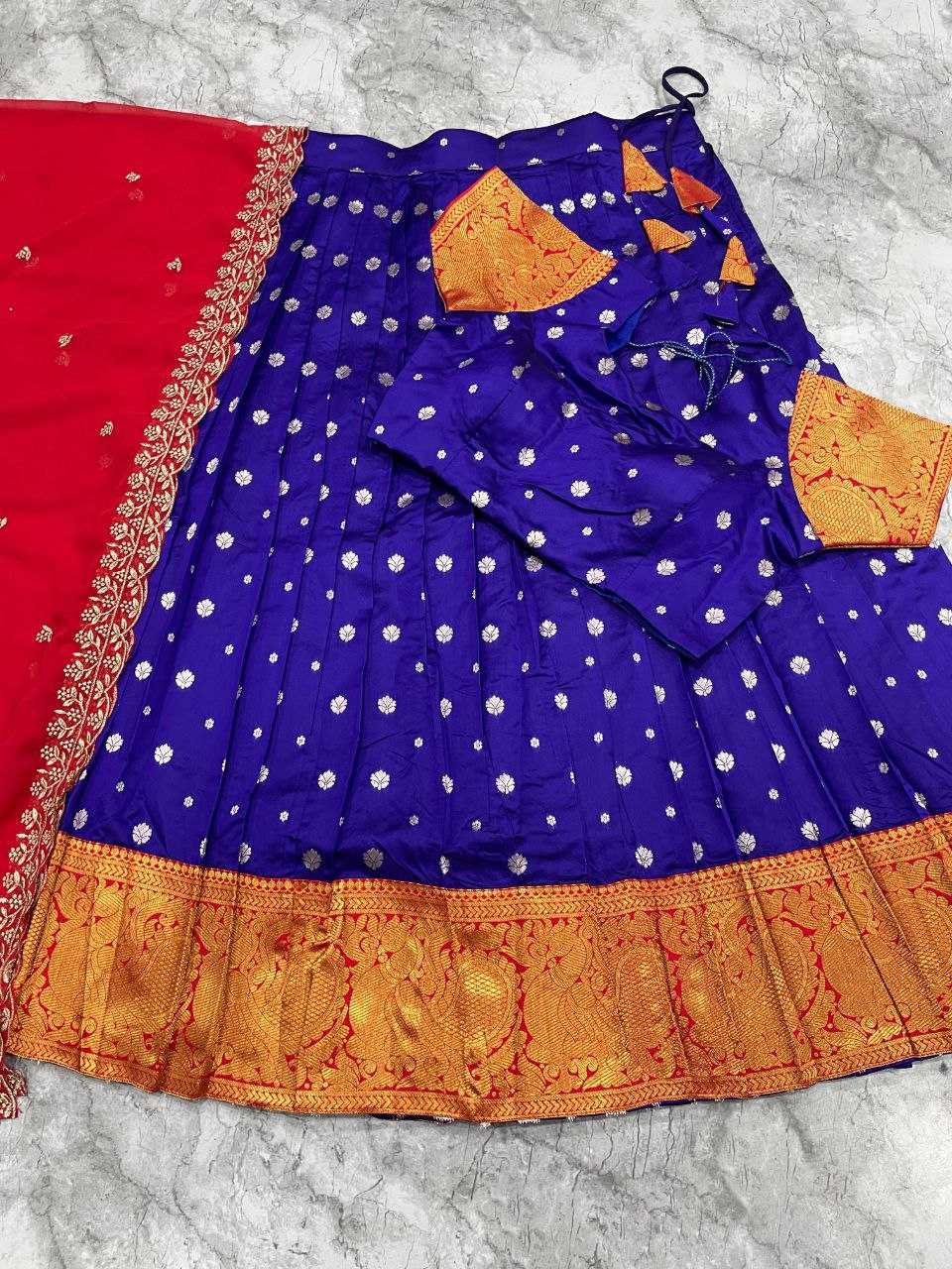 Ynf Kanjivaram Silk KESH723 Zari Lehengas Wholesale Silk Lehenga Embroidered Lehenga Zari Work Lehenga Manufacturer- Kapda Export