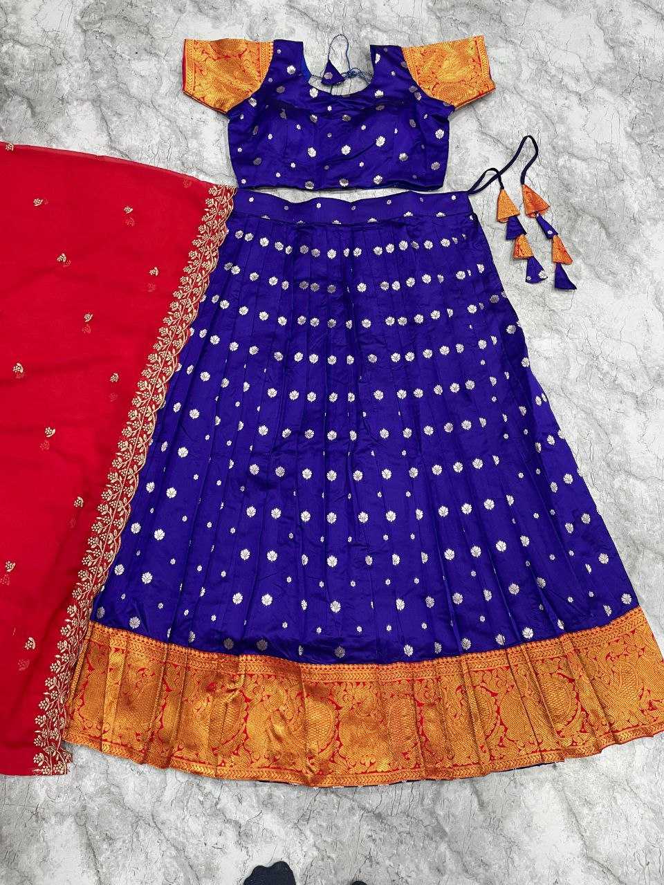 Ynf Kanjivaram Silk KESH723 Zari Lehengas Wholesale Silk Lehenga Embroidered Lehenga Zari Work Lehenga Manufacturer- Kapda Export