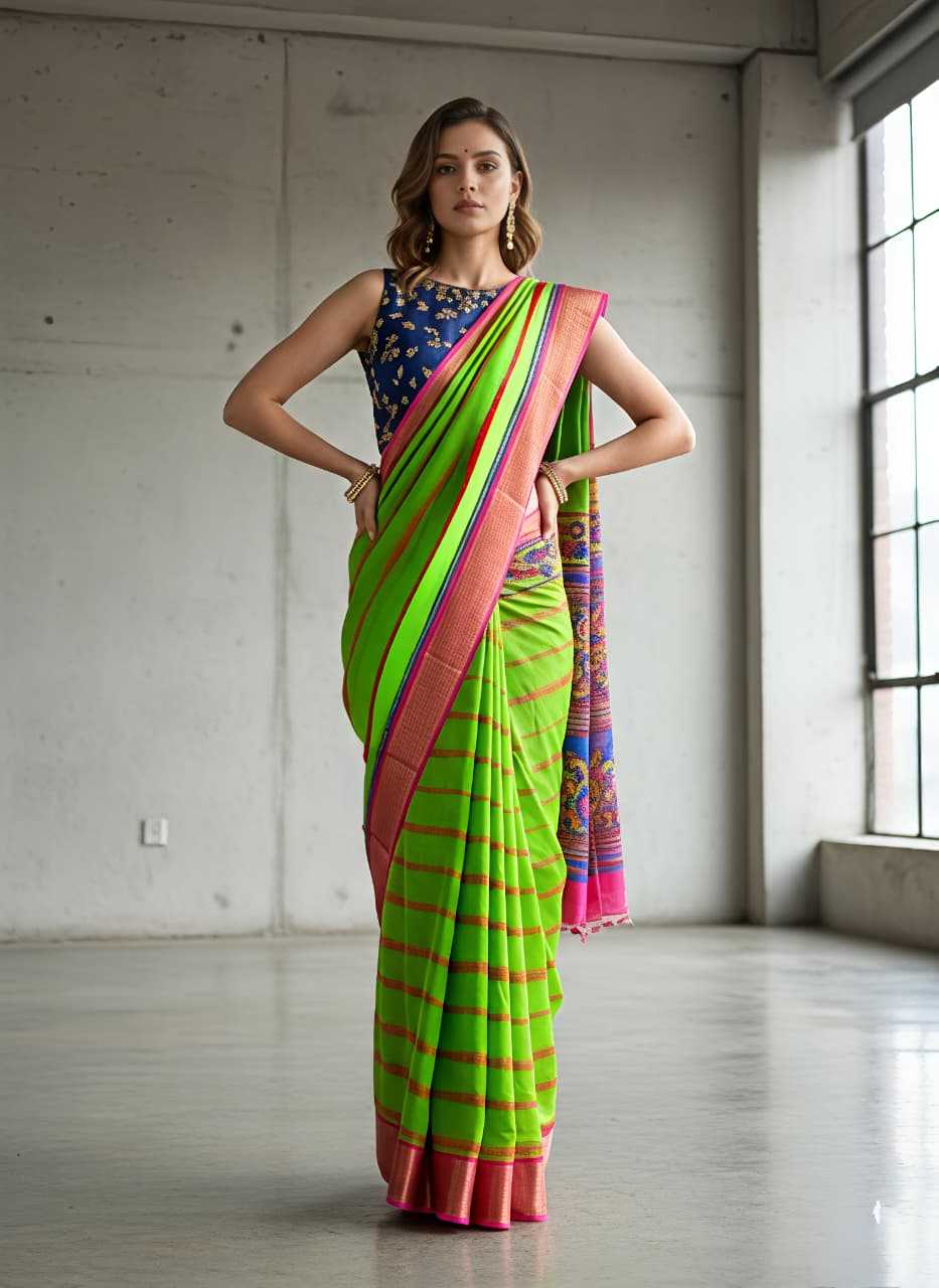 Ynf Kora Silk KESH673 KORA SILK 2 Sarees Wholesale Printed Sarees Jute Sarees Jacquard Saree Manufacturer- Kapda Export