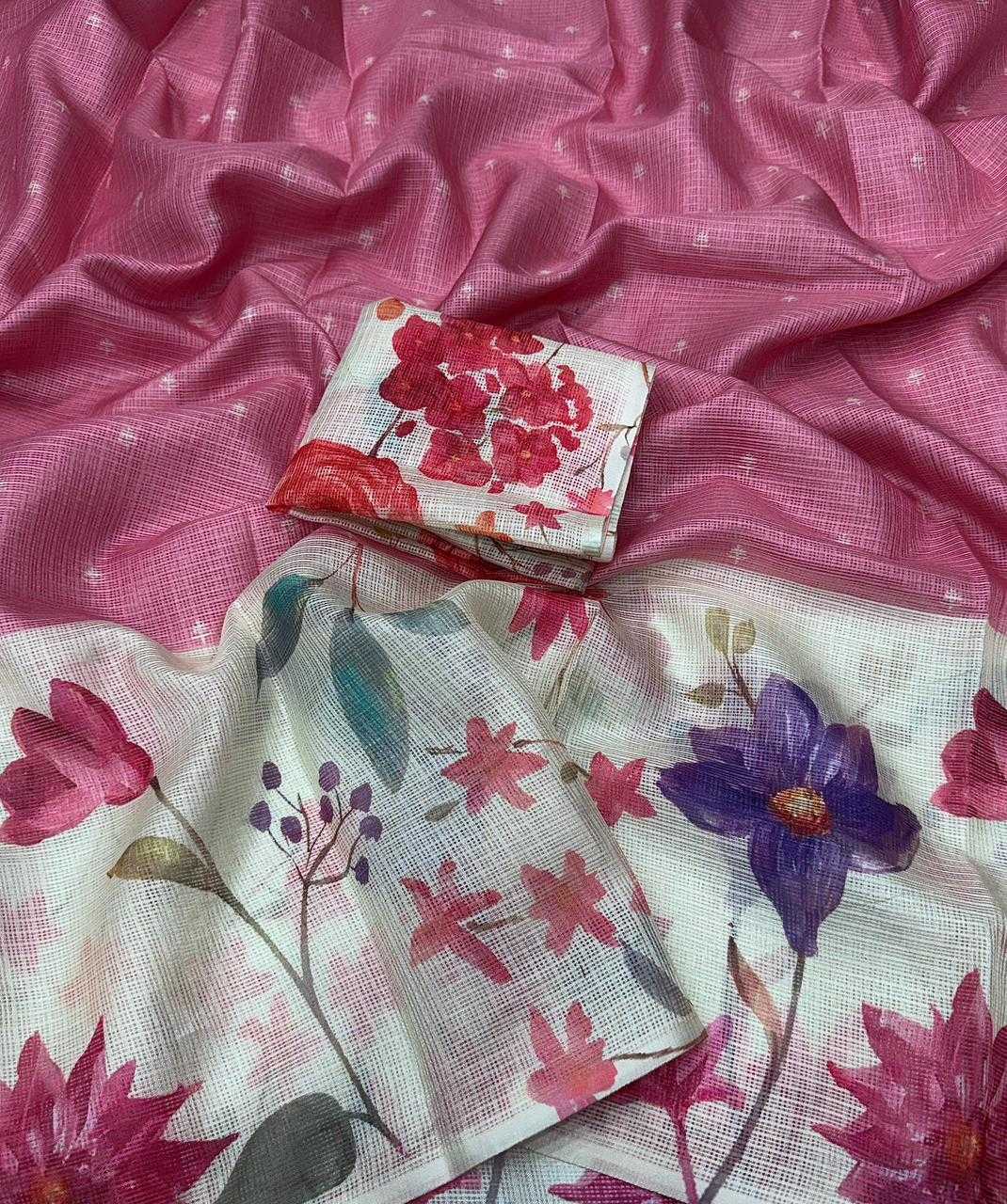 Ynf Kota Chex KESH716 DESIGN Sarees Wholesale Designer Sarees Printed Sarees Kota Doria Sarees Manufacturer- Kapda Export