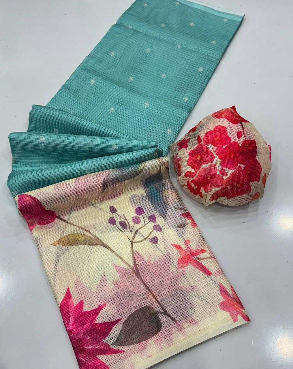 Ynf Kota Chex KESH716 DESIGN Sarees Wholesale Designer Sarees Printed Sarees Kota Doria Sarees Manufacturer- Kapda Export