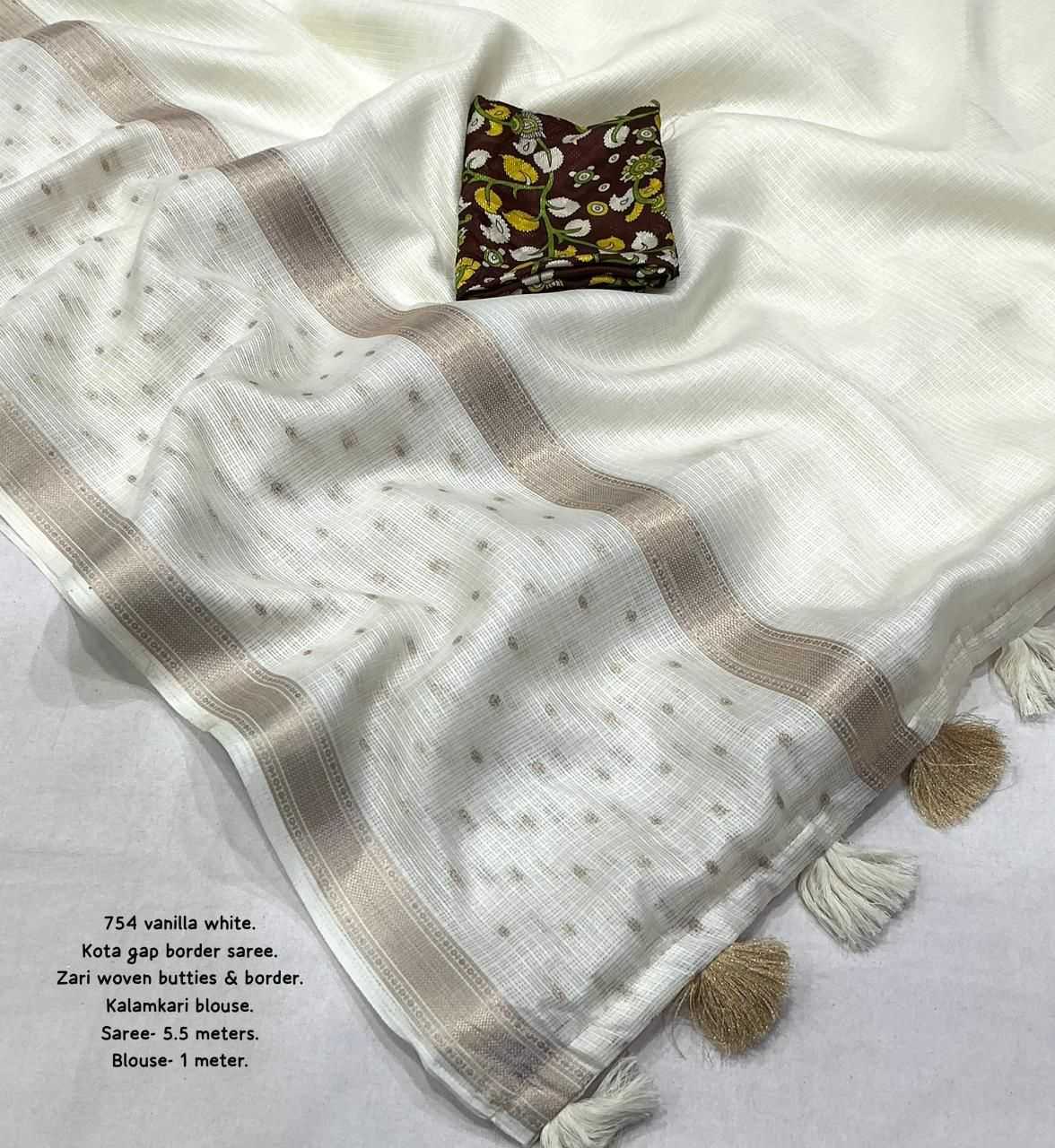 Ynf Kota Silk KESH433 689 Sarees Wholesale Printed Sarees Ajrakh Sarees Butta Sarees Manufacturer- Kapda Export