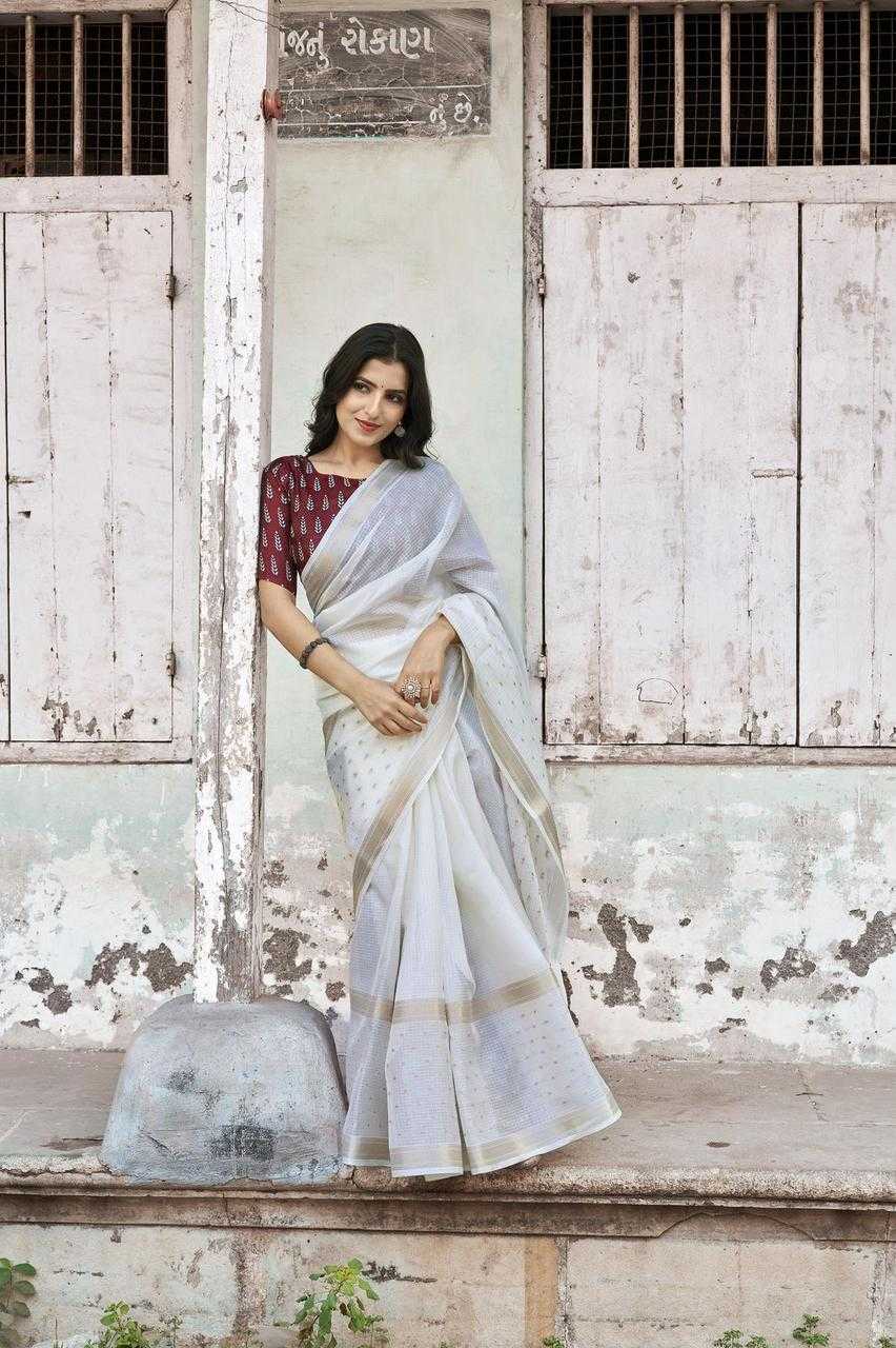 Ynf Kota Silk KESH433 689 Sarees Wholesale Printed Sarees Ajrakh Sarees Butta Sarees Manufacturer- Kapda Export