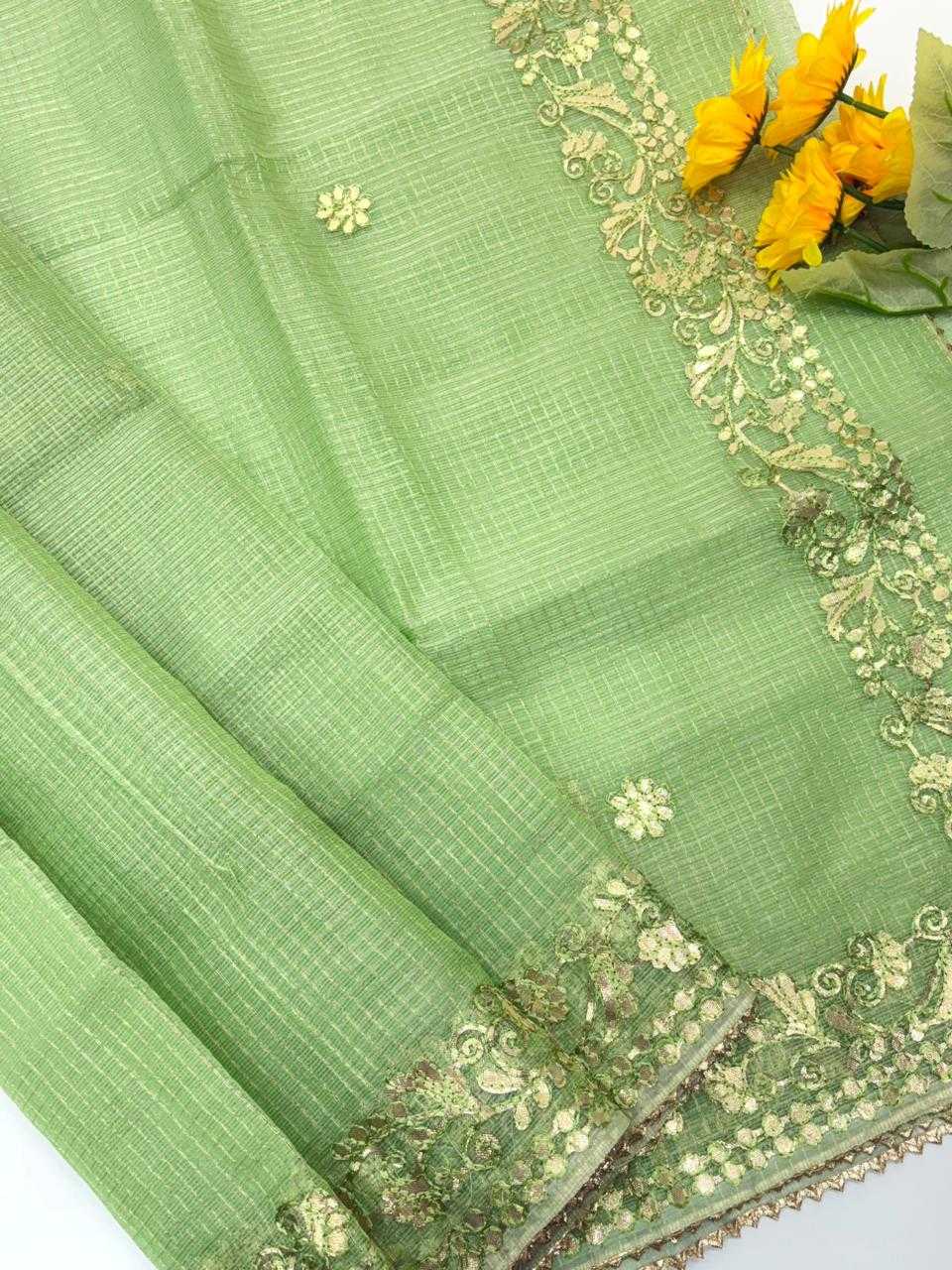 Ynf Kota Silk KESH592 kota Sarees Wholesale Gota Patti Sarees Zari Border Sarees Bandhani Sarees Manufacturer- Kapda Export