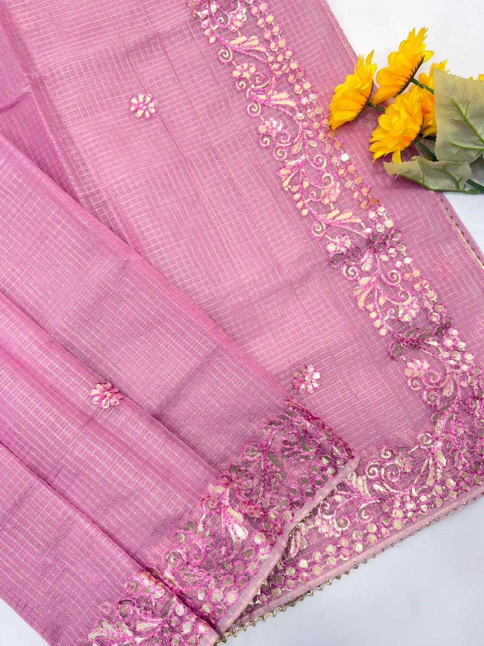 Ynf Kota Silk KESH592 kota Sarees Wholesale Gota Patti Sarees Zari Border Sarees Bandhani Sarees Manufacturer- Kapda Export