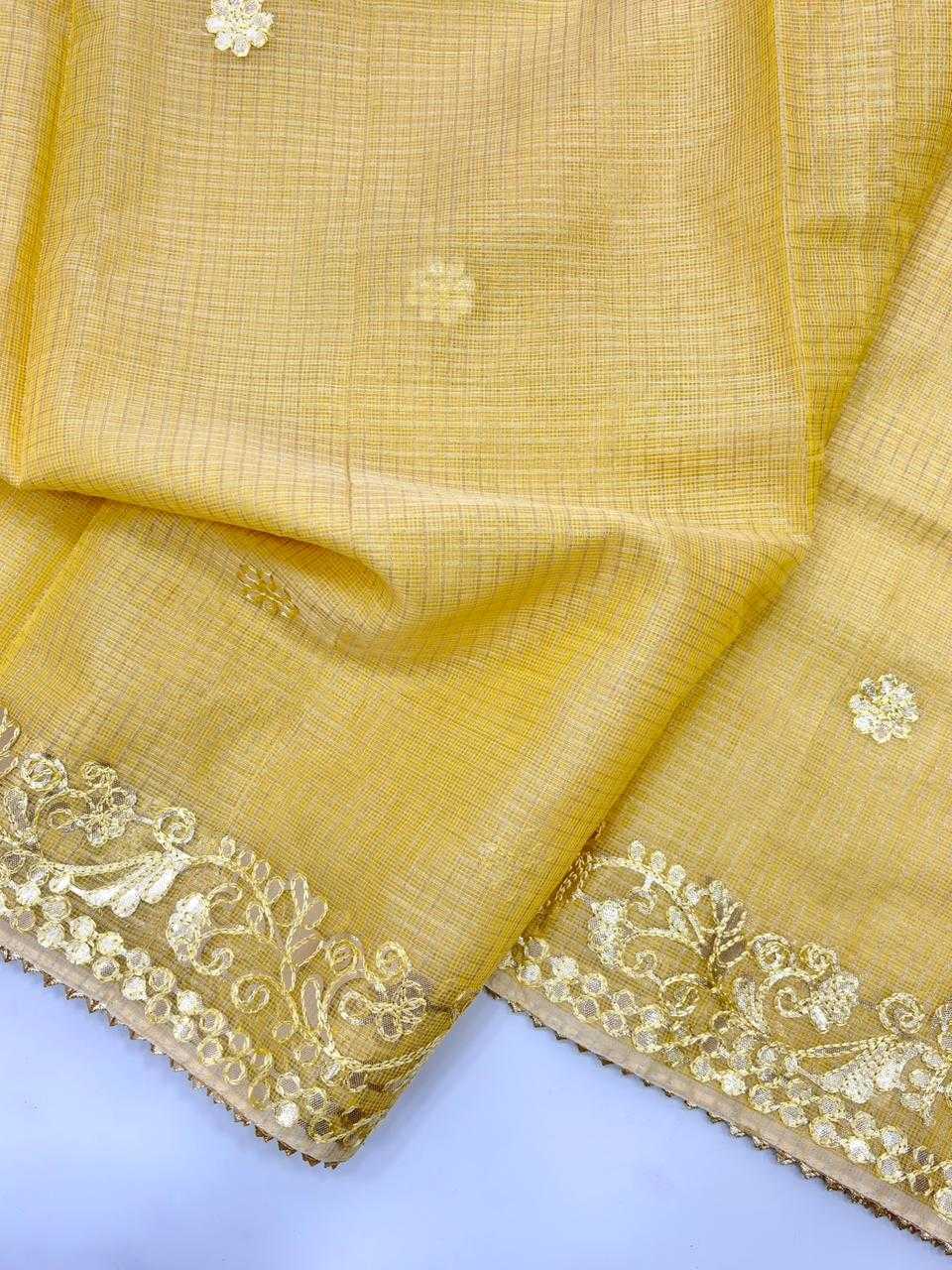 Ynf Kota Silk KESH592 kota Sarees Wholesale Gota Patti Sarees Zari Border Sarees Bandhani Sarees Manufacturer- Kapda Export